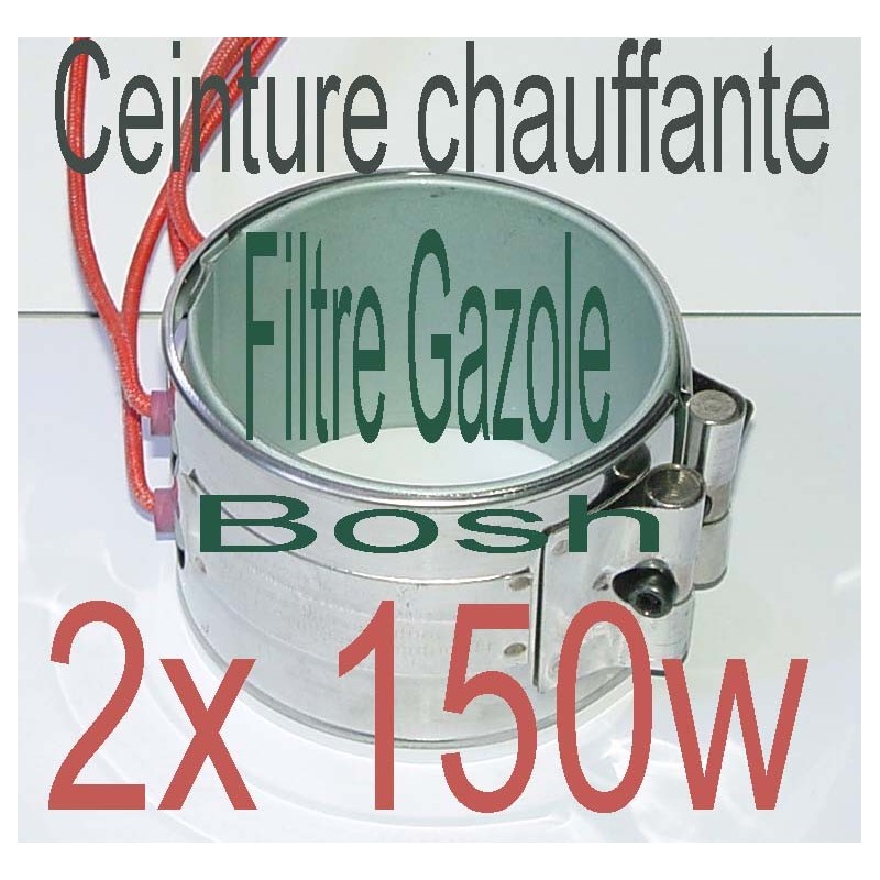 Réchauffeur ceinture chauffante 100w 150w 200w filtre a Gazole