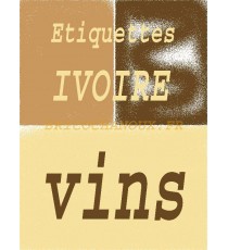 Feuilles Ivoire autocollantes, Adhésif Bouteille vin