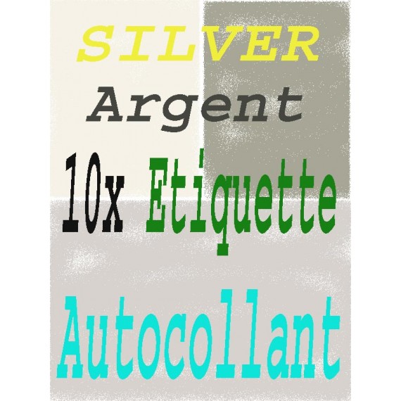 Étiquette En Papier Autocollant A4 Pet Uv Argent Mat - Temu Belgium