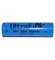 Accus Li-ion Ultrafire 18650 3800mAh 3,7v