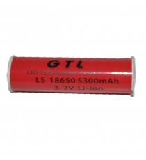 Accus à souder Li-ion GTL 18650 5300mAh 3,7v