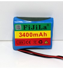 Batterie 12v 3400mAh Li-ion 12,6v