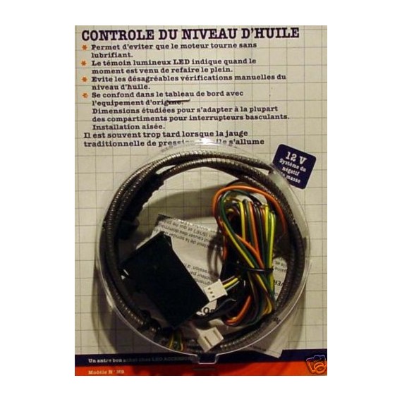 Contrôleur de niveau d'huile automobile 12v