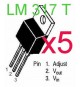 LM317T LM317 Régulateur Variable de Voltage 1,2V - 37V
