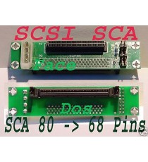 Adaptateur SCA 80 vers SCSI 68 PIN ULTRA 320 /160 LVD