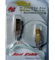 Real Cable USB 2.0 A/A OR 24K Blinde - 2m - PC MAC