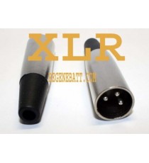 Prise XLR mâle - Ergonomique - Micro - chargeur vélo