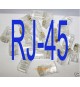 20 Fiches connecteurs RJ45 RJ-45 Prise Cat5 Cat6