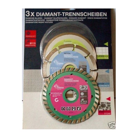 2 DISQUES DIAMANT 110MM