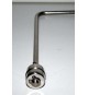 Capteur de niveau d'eau inox à flotteur angle droit 260mm