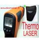 Thermomètre visée l laser sans contact -25°C a 600°C
